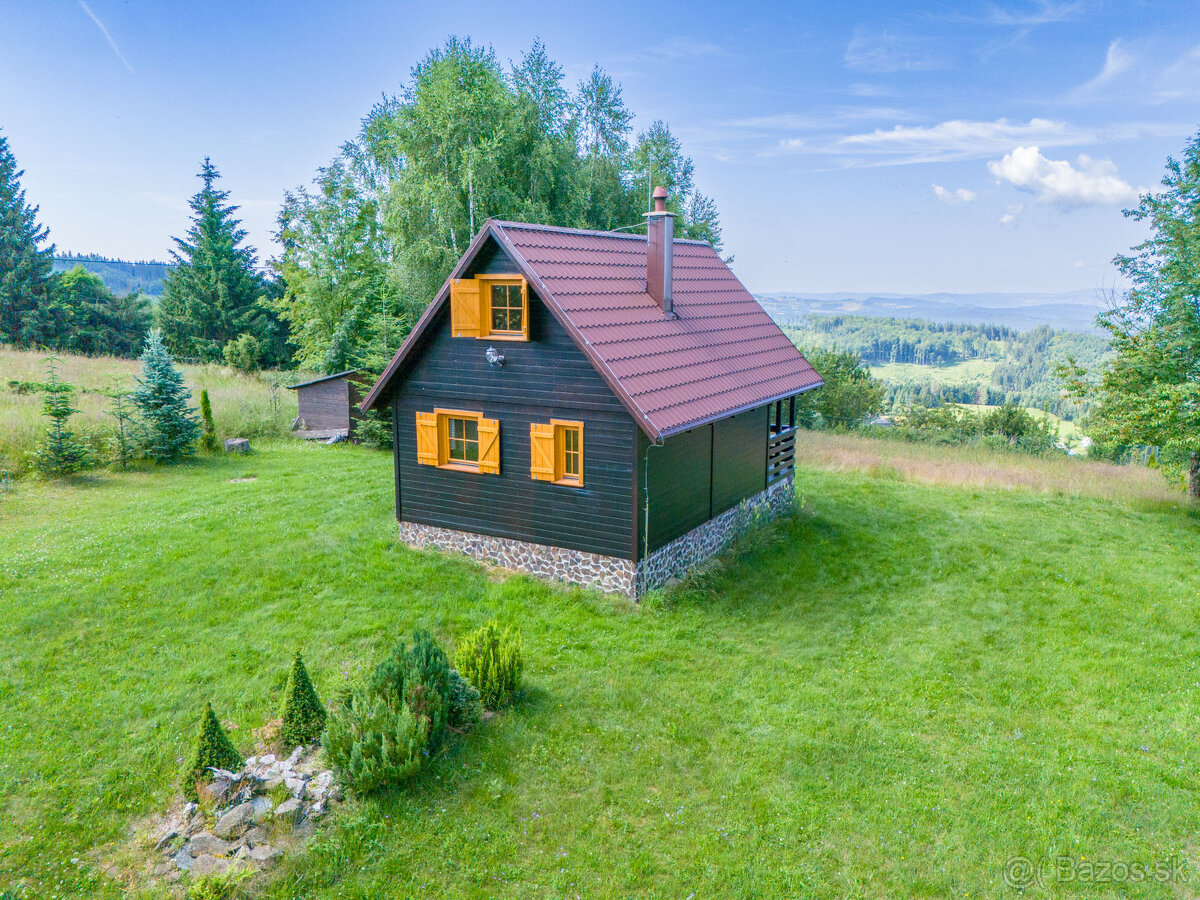 Na predaj štýlová chata v malebnom prostredí obce Hriňová