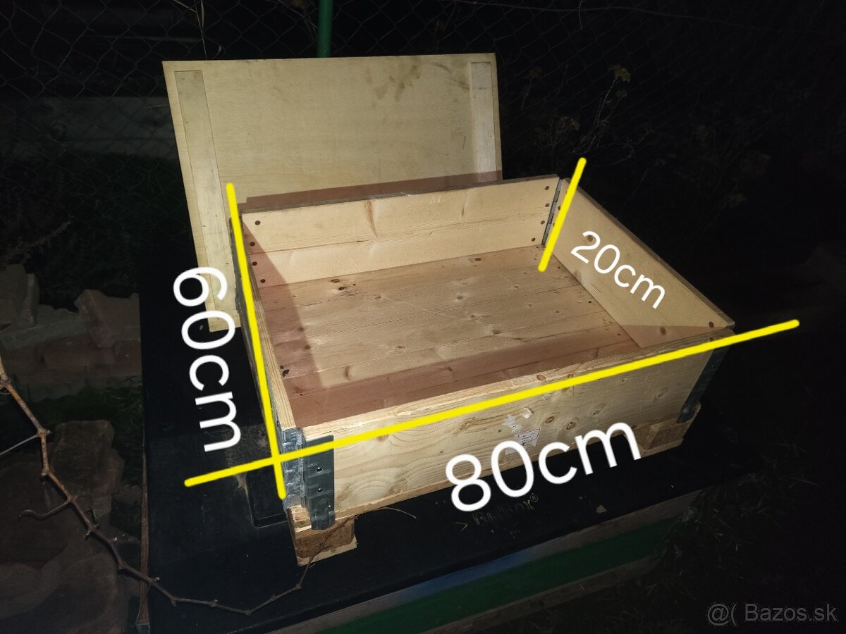 Paletové ohrádky 80x60