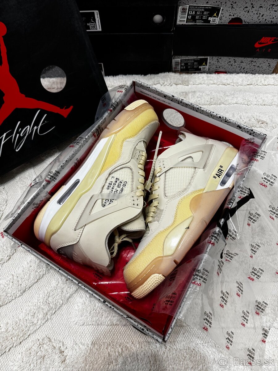 Air Jordan 4 Off-White Sail