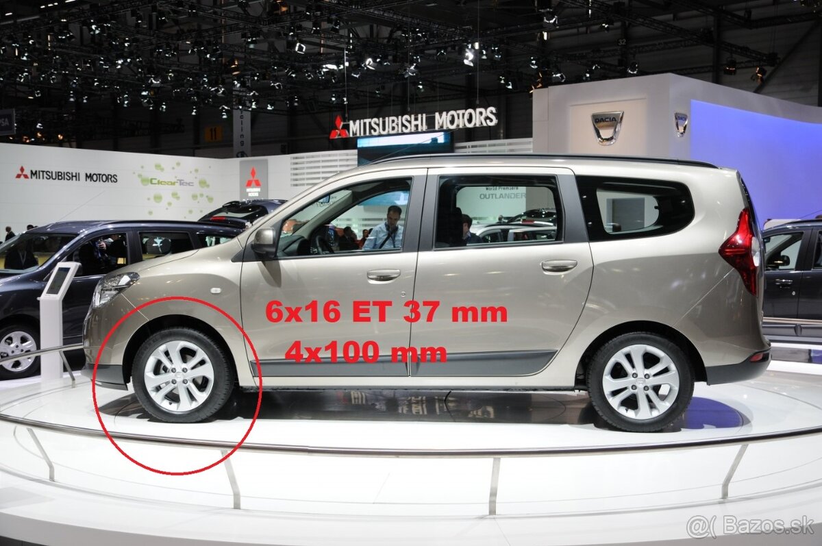 R16 disky 4x100 mm Dacia Lodgy