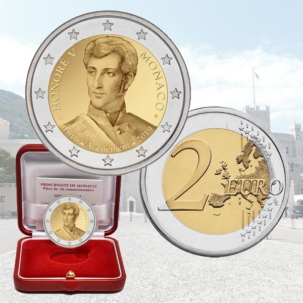❗❗❗ 2 Euro Monaco/Monako 2019 NAJLACNEJŠIE NA TRHU ❗❗❗