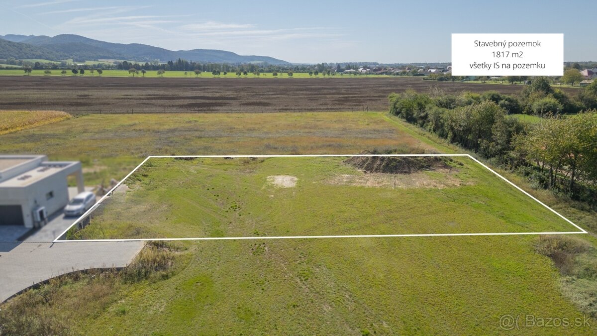 PREDAJ STAVEBNÉEHO POZEMKU V OBCI KOČOVCE 1817 m2
