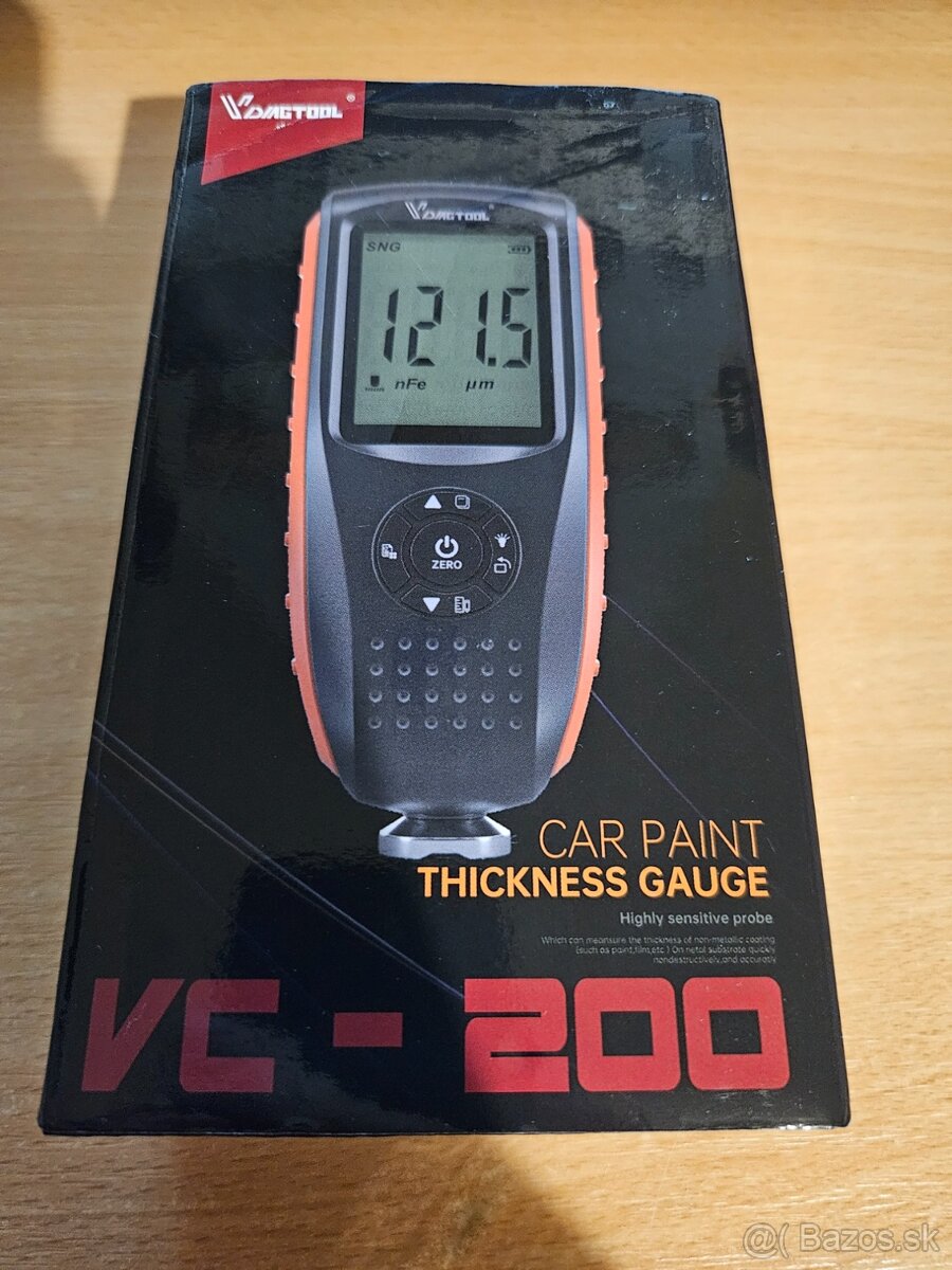 Tester hrúbky laku - profi prístroj