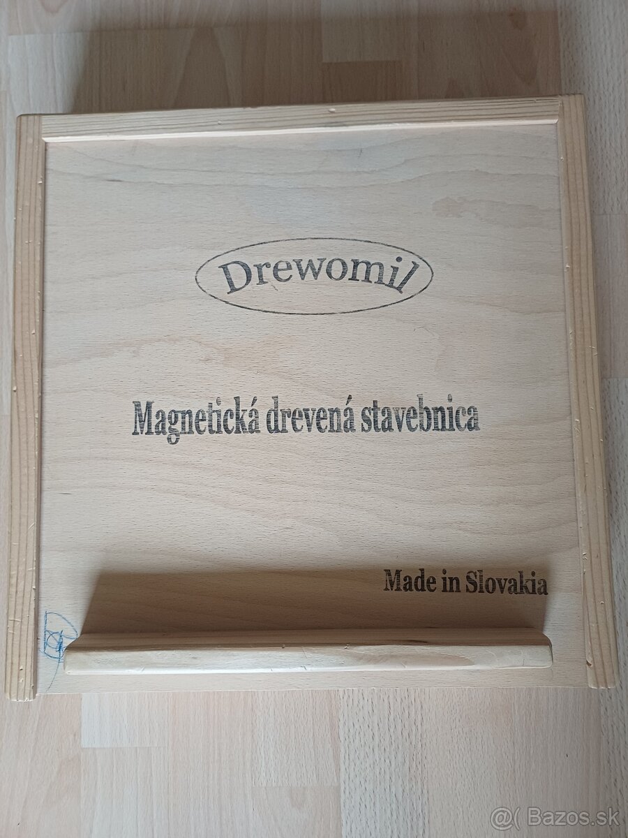 Magnetická drevená stavebnica