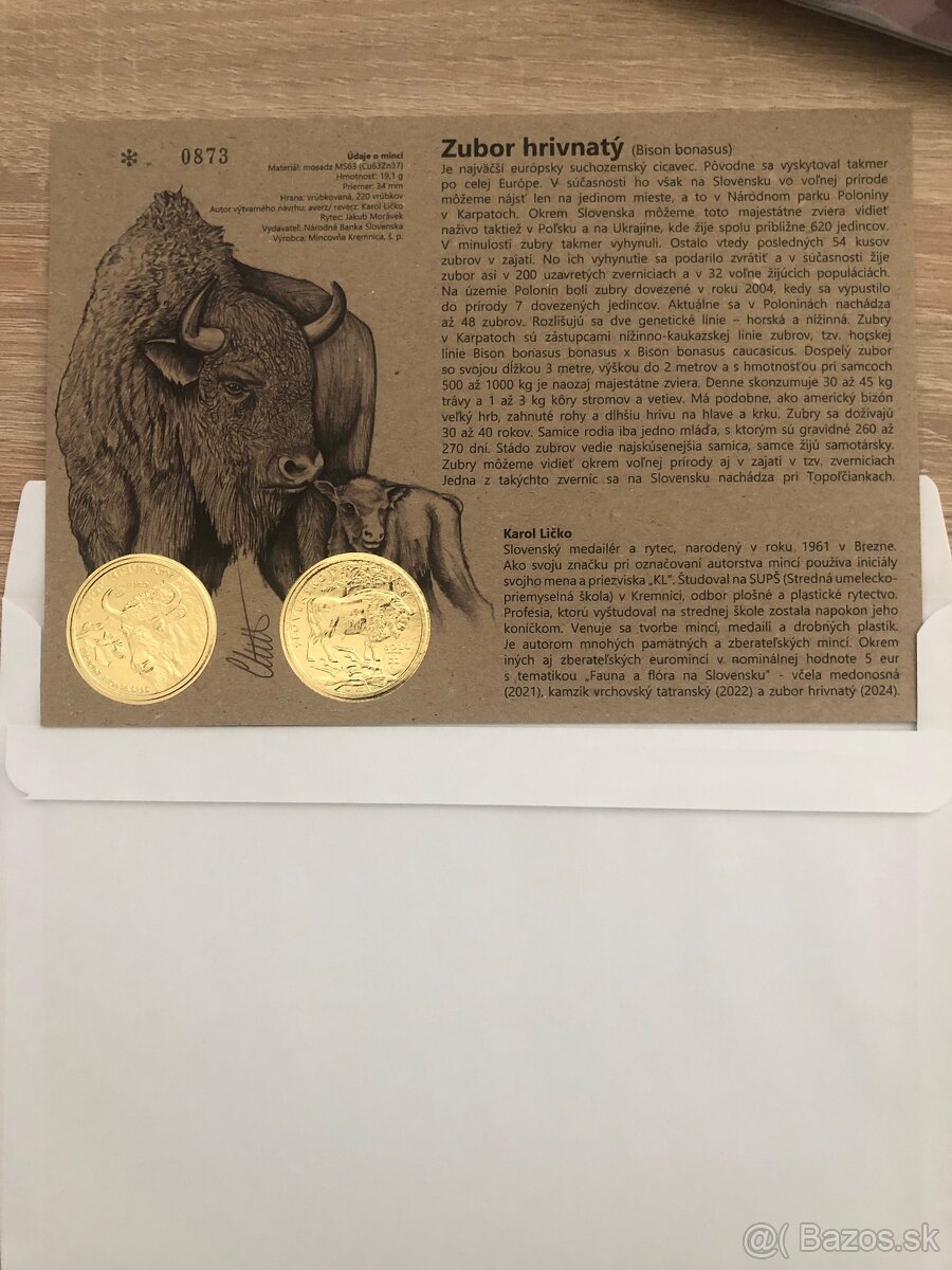 Autorska karta Zubor Hrivnaty