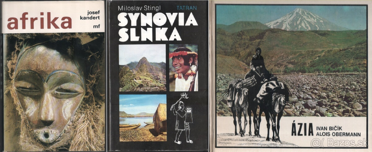 Atlasy sveta, turistické mapy a cestopisy