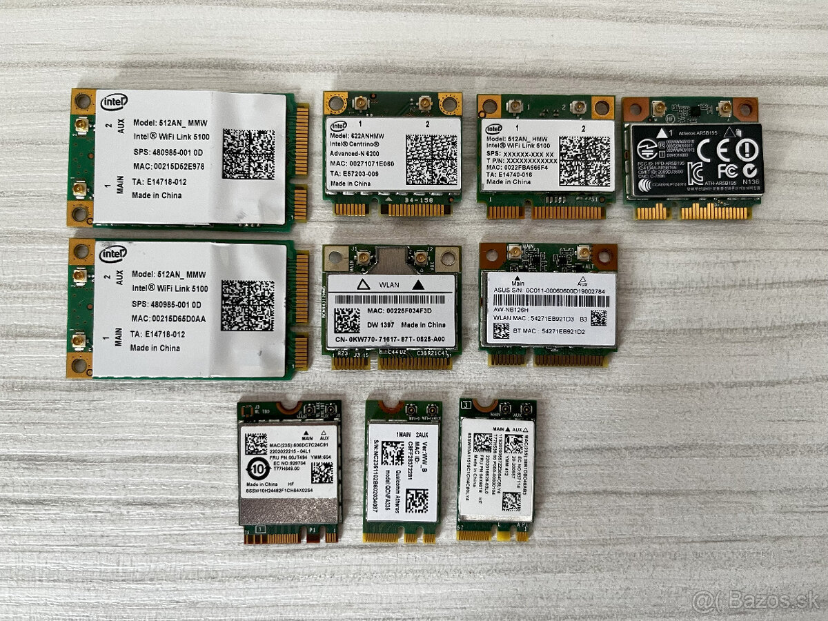 Wifi moduly pre PC a notebooky