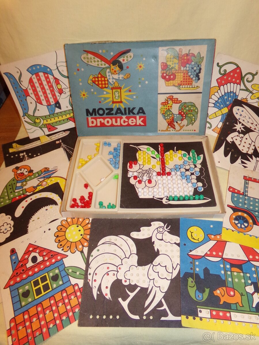 retro HRA mozaika BROUČEK - Kovozávody Semily