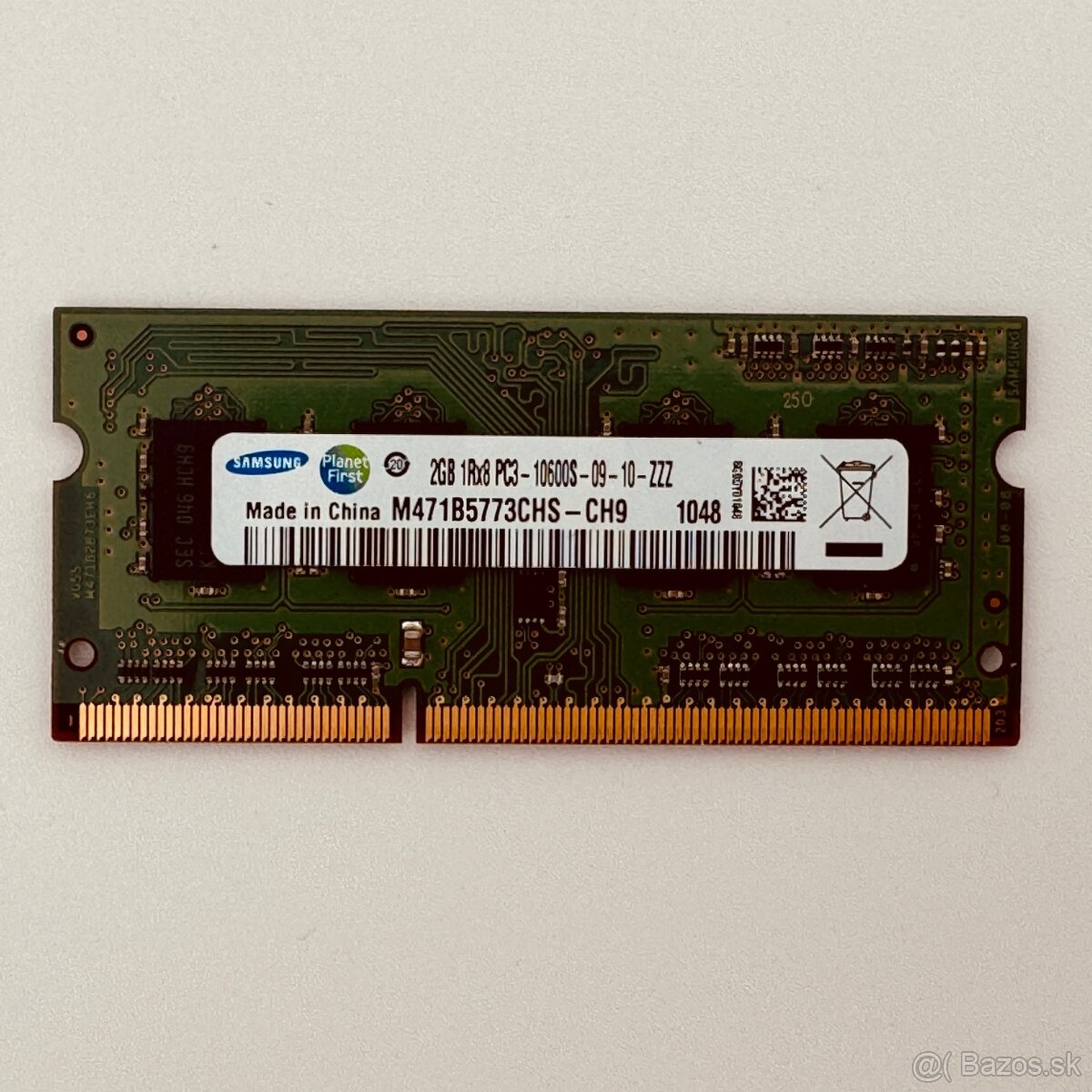 RAM DDR3 SODIMM Samsung 2 GB