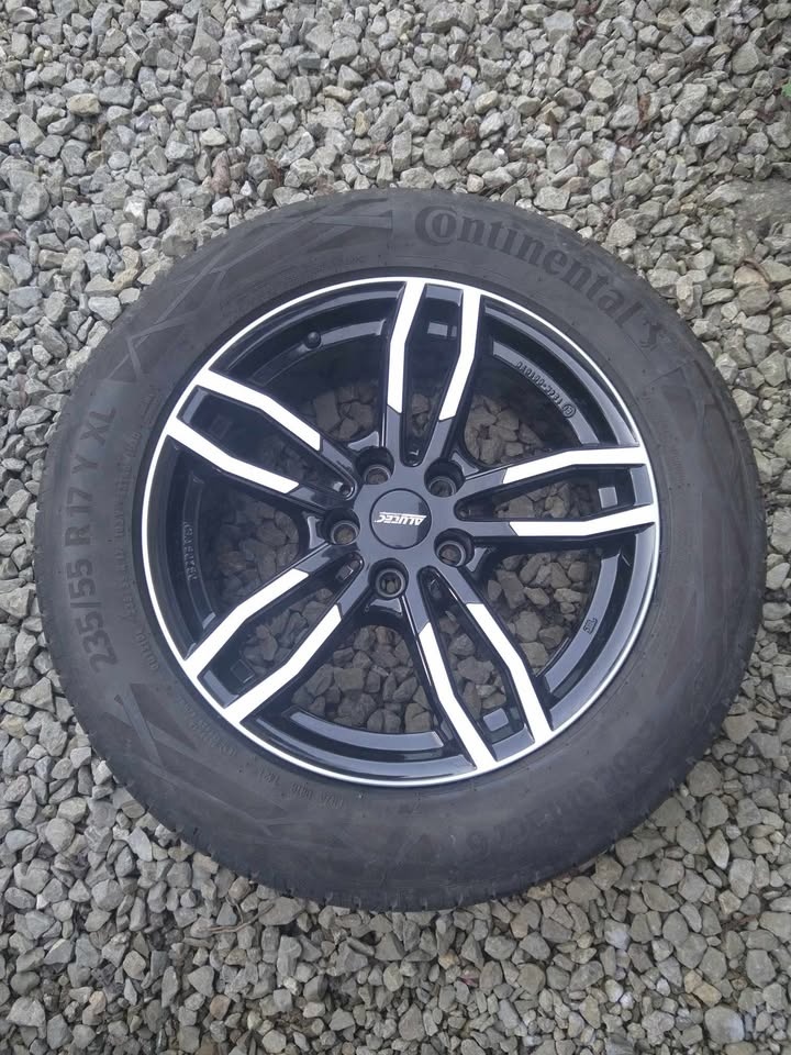 17" alu AUDI Q 3 a VW TIGUAN + letné pneu.