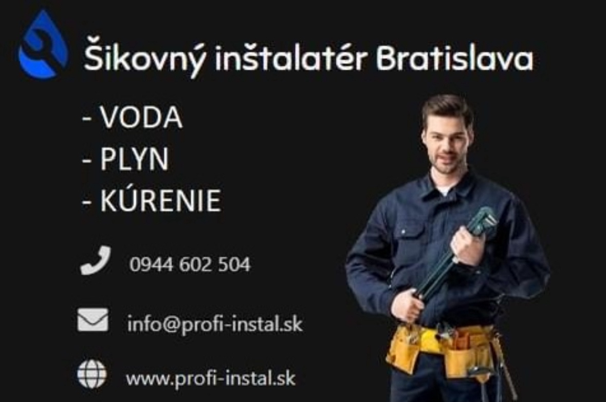 Inštalatér Bratislava a okolie