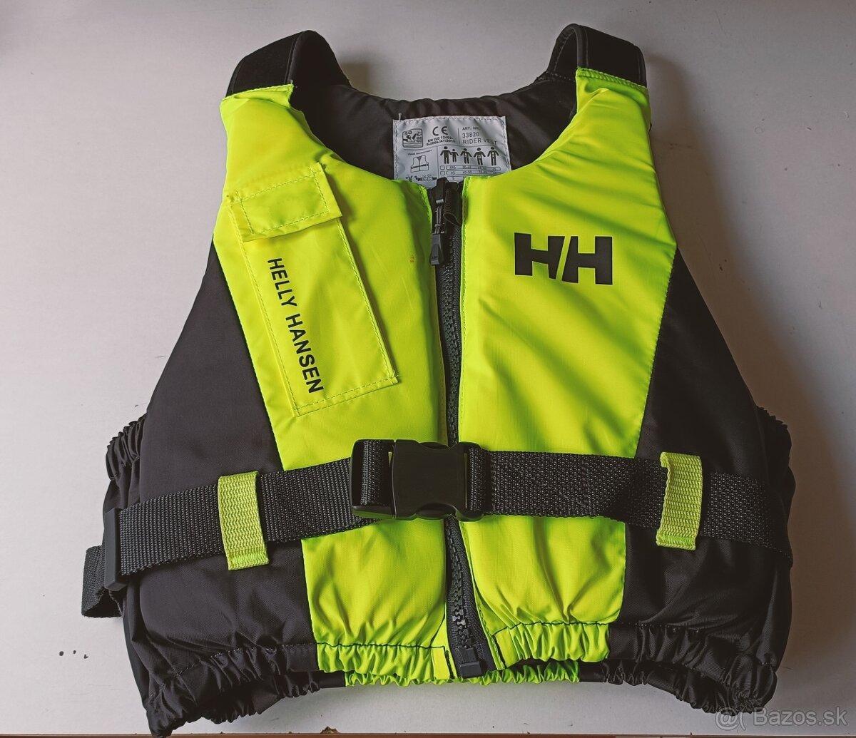 Žltá plávacia vesta č. S, pre 40-50kg, zn. Helly Hansen