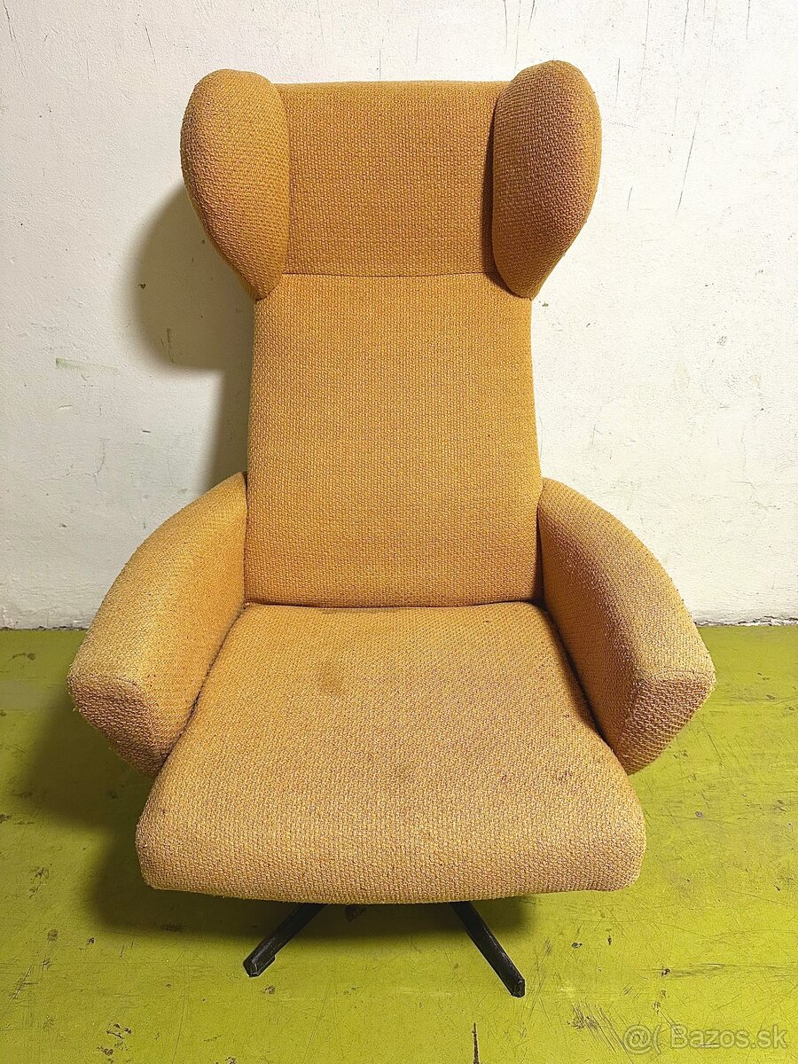 Retro kreslo ušiak