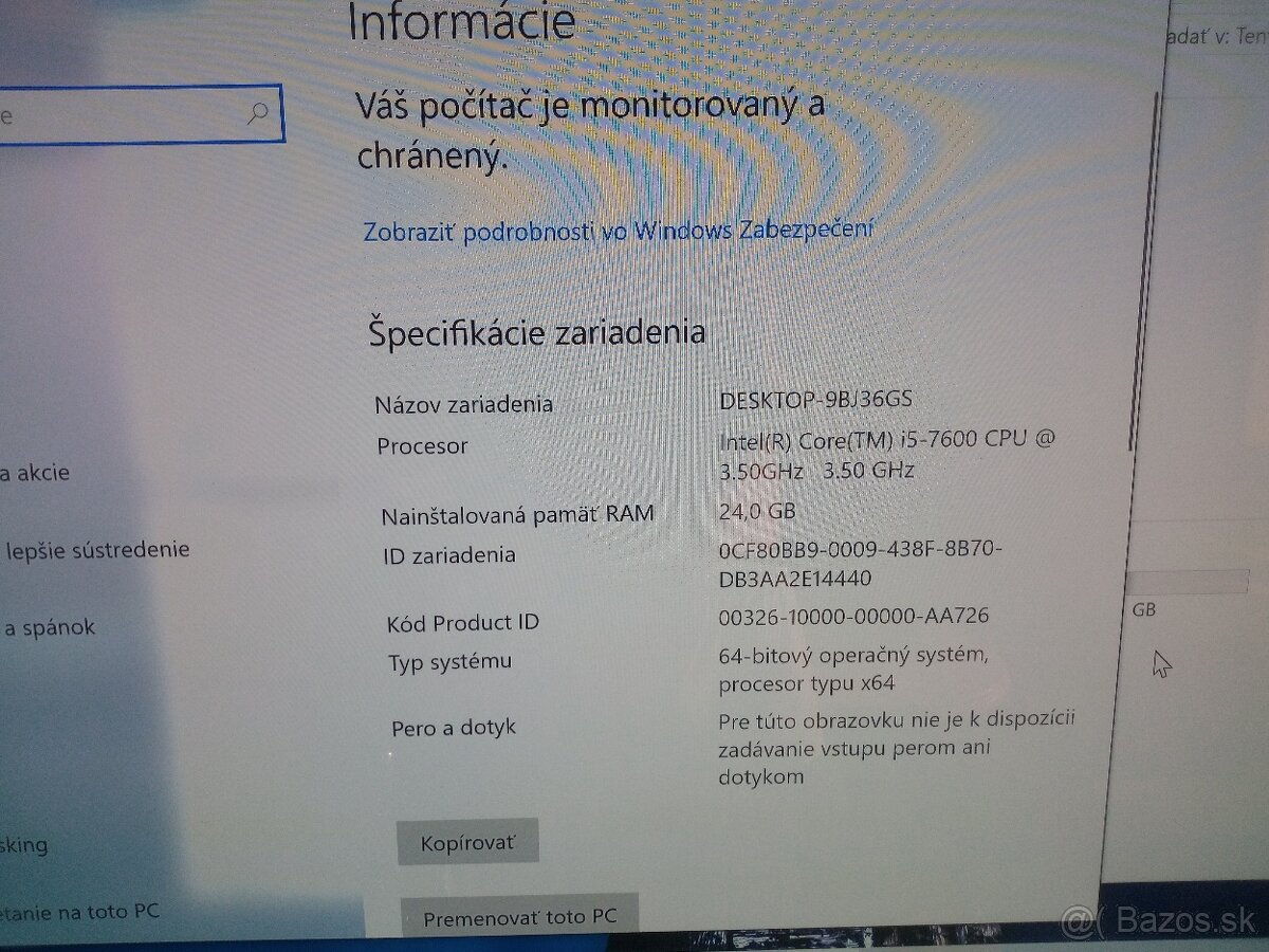 Predám pc