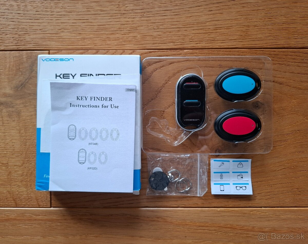 Vodeson prenosný elektronický hľadač kľúčov