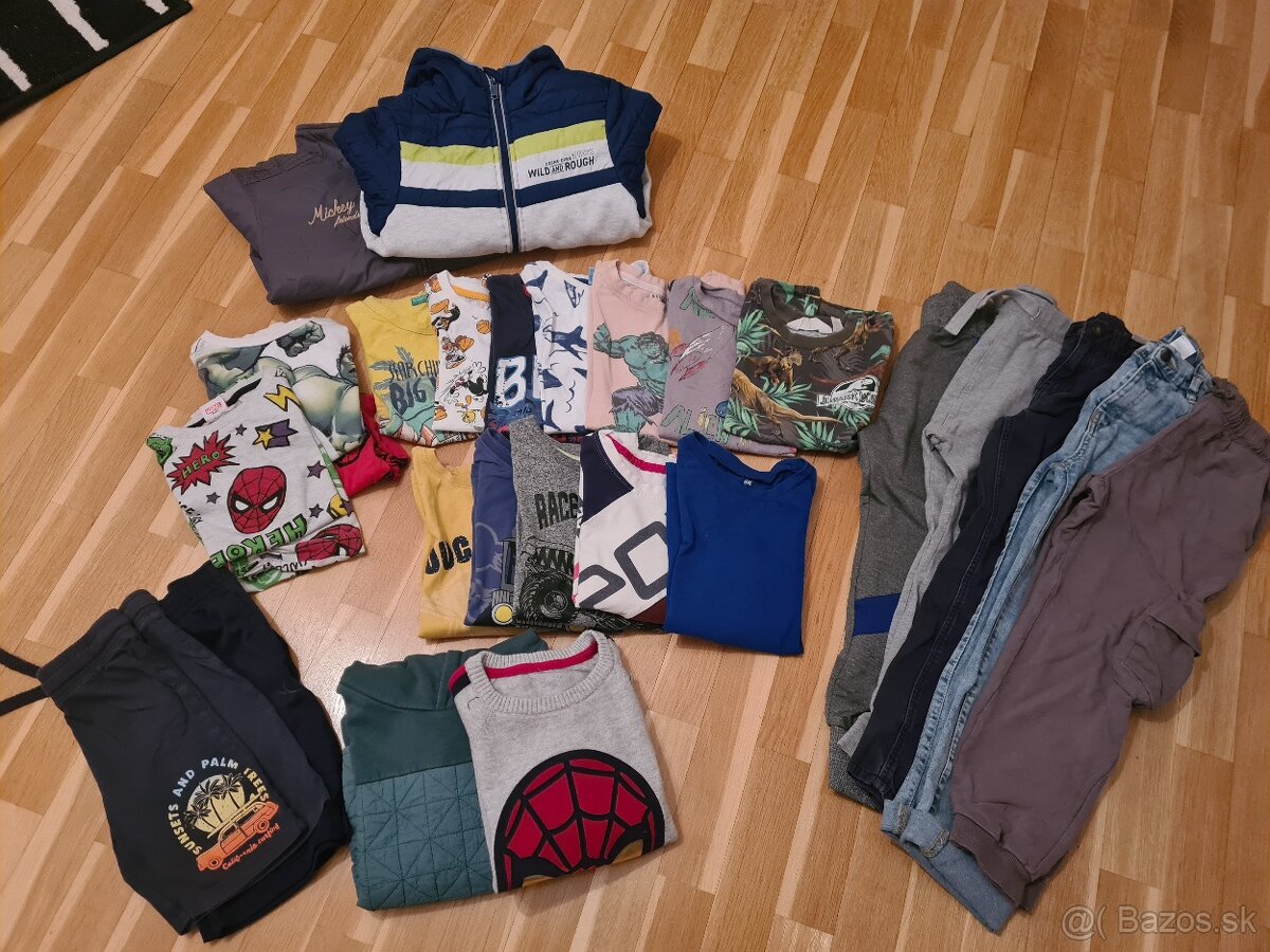 Chlapčenské oblečenie veľ.122