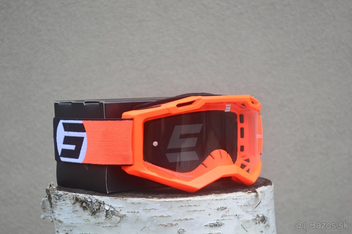 Okuliare SHOT oranžové čierne biele