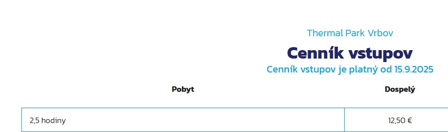 🔥 Thermal Park Vrbov – 2 lístky za cenu 1 🔥