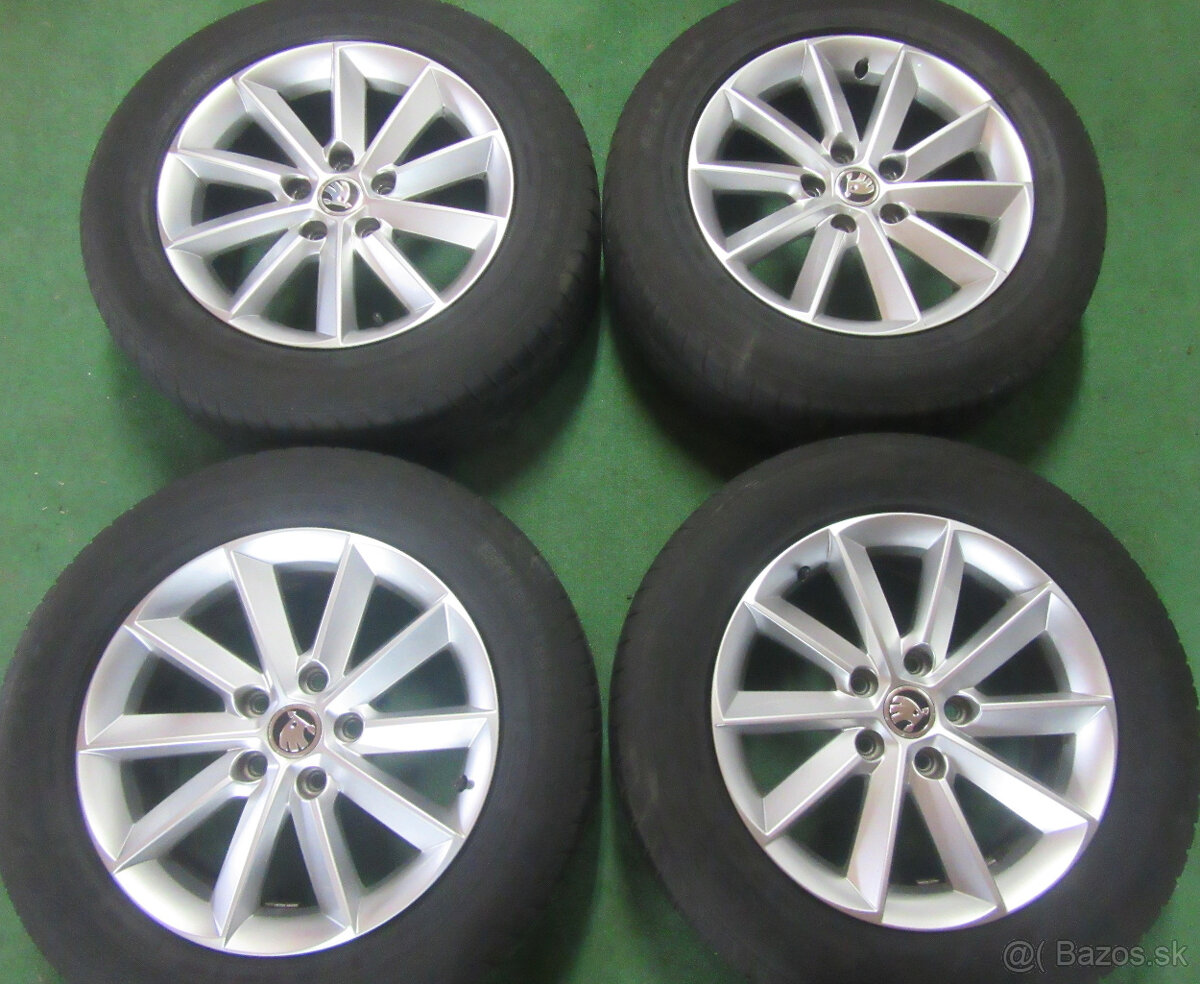 R16 letná sada ŠKODA SUPERB rozteč 5x112 215/60R16 GOODYEAR