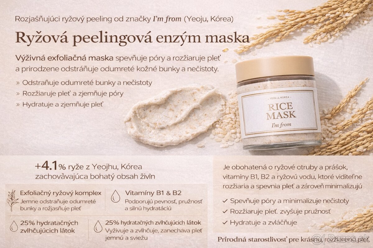 I’m From – Rice Mask (110g)