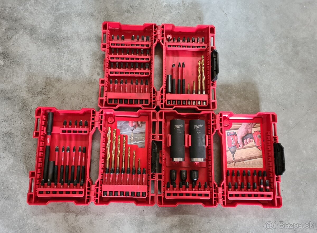 Sada bitov Milwaukee Shockwave