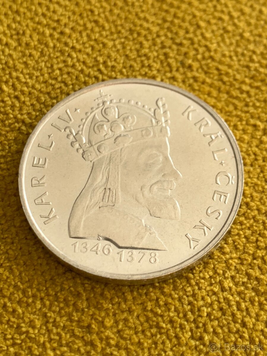 Pamätná minca Karel IV
