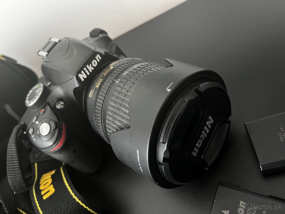 Nikon D3200 + objektív Nikkor 18-105mm