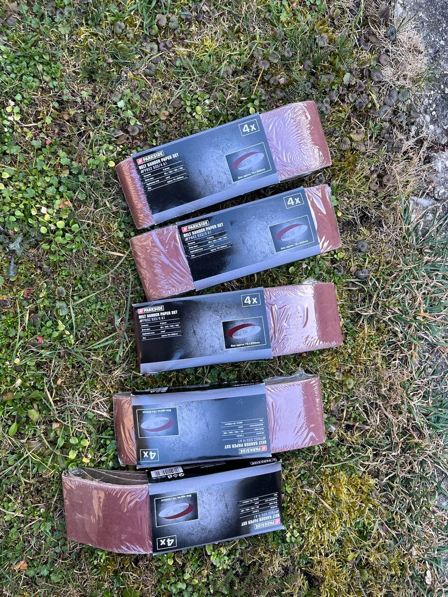 PARKSIDE® Súprava brúsnych papierov pre pásovú brúsku/Ručná