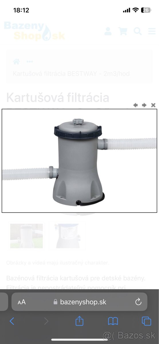 Filtrácia na bazén