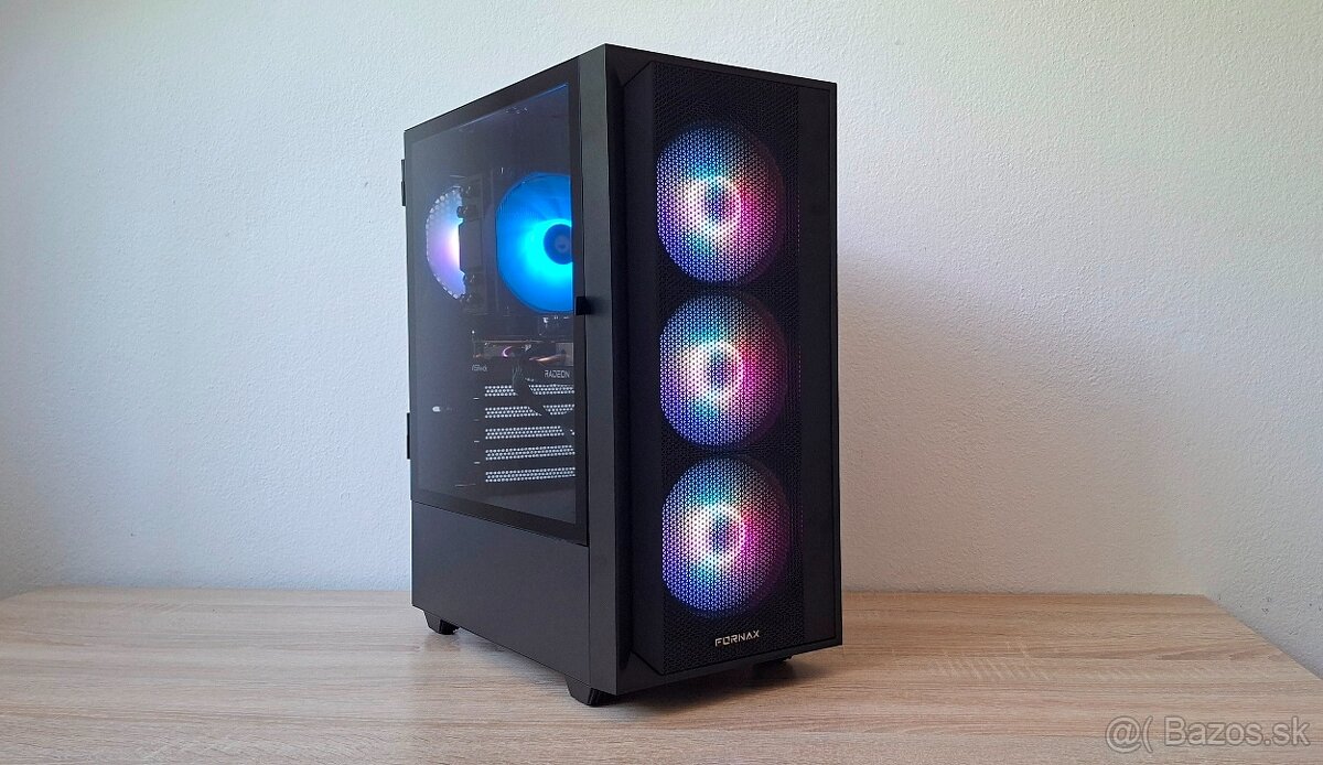 Herný pc 12jadro i7 12700 /NVME/32GB DDR4/RX6600 8GB