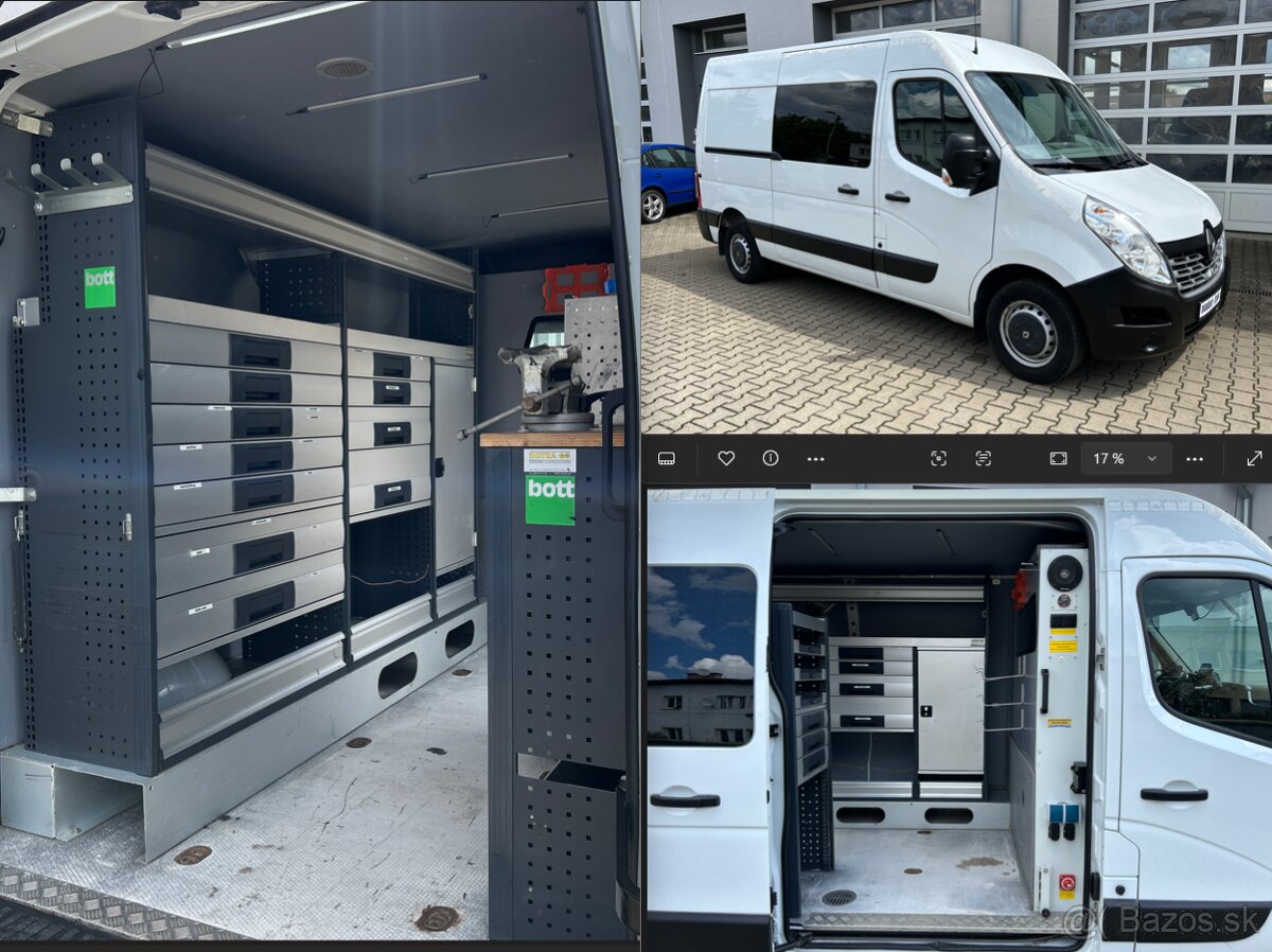 Renault Master L2H2 - exkluzívna pojazdná dielňa BOTT, DPH