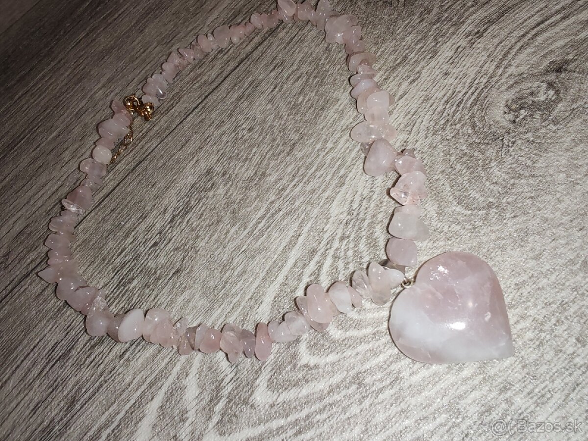 Náhrdelník kameň ruženin