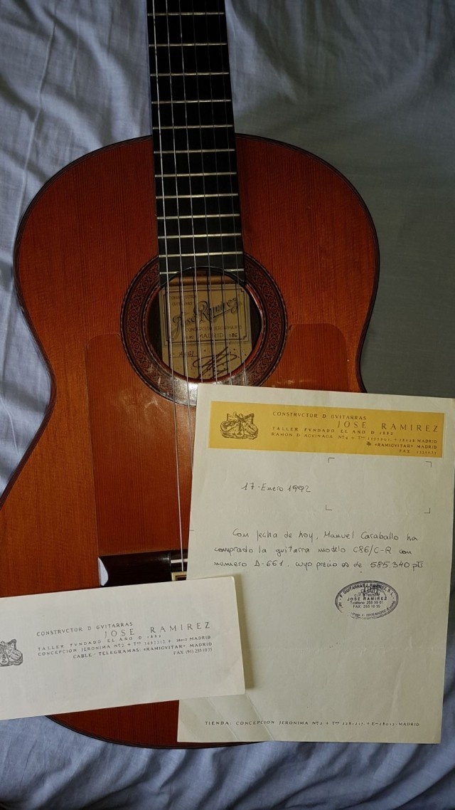 José Ramirez majstrovská gitara 1a 1986