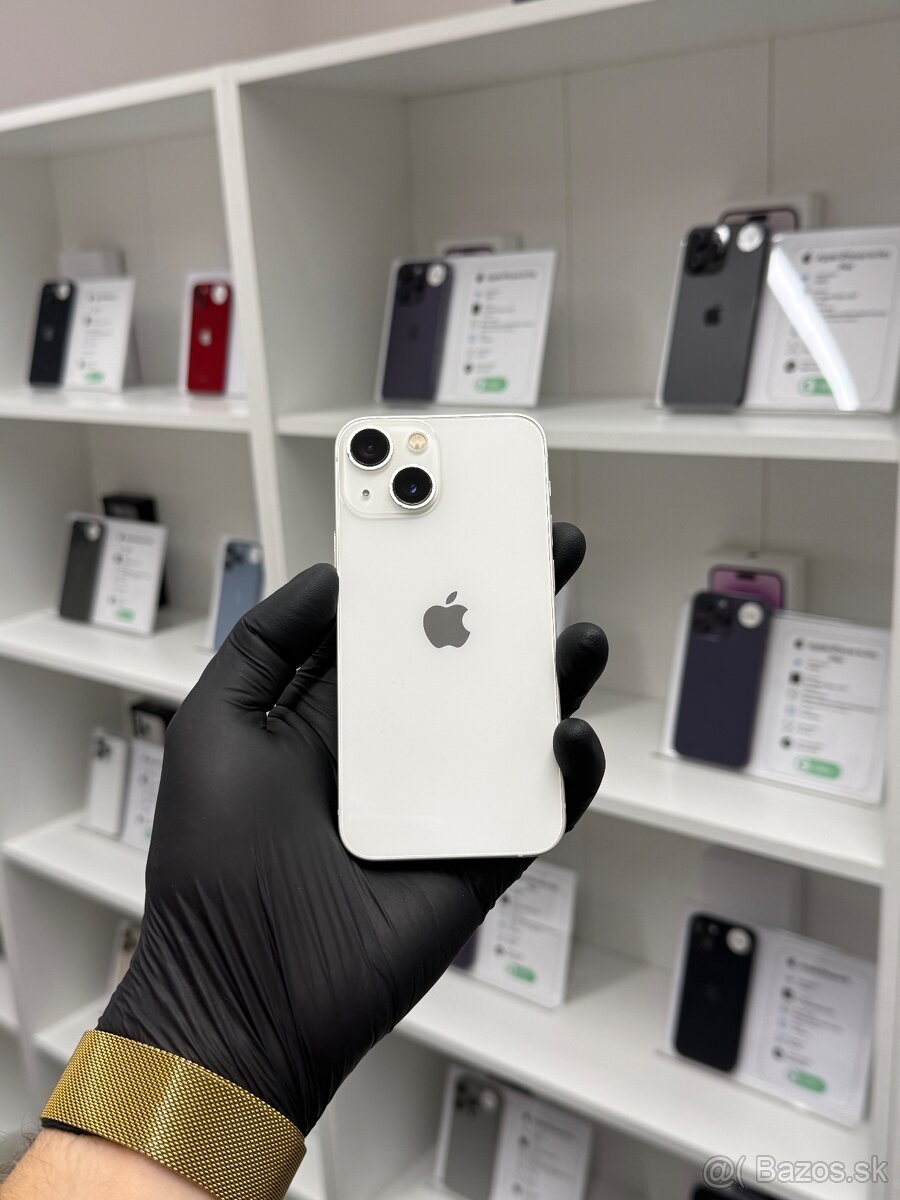 ZÁRUKA 2 ROKY /  Apple iPhone 13 Mini 128GB Starlight, 100%