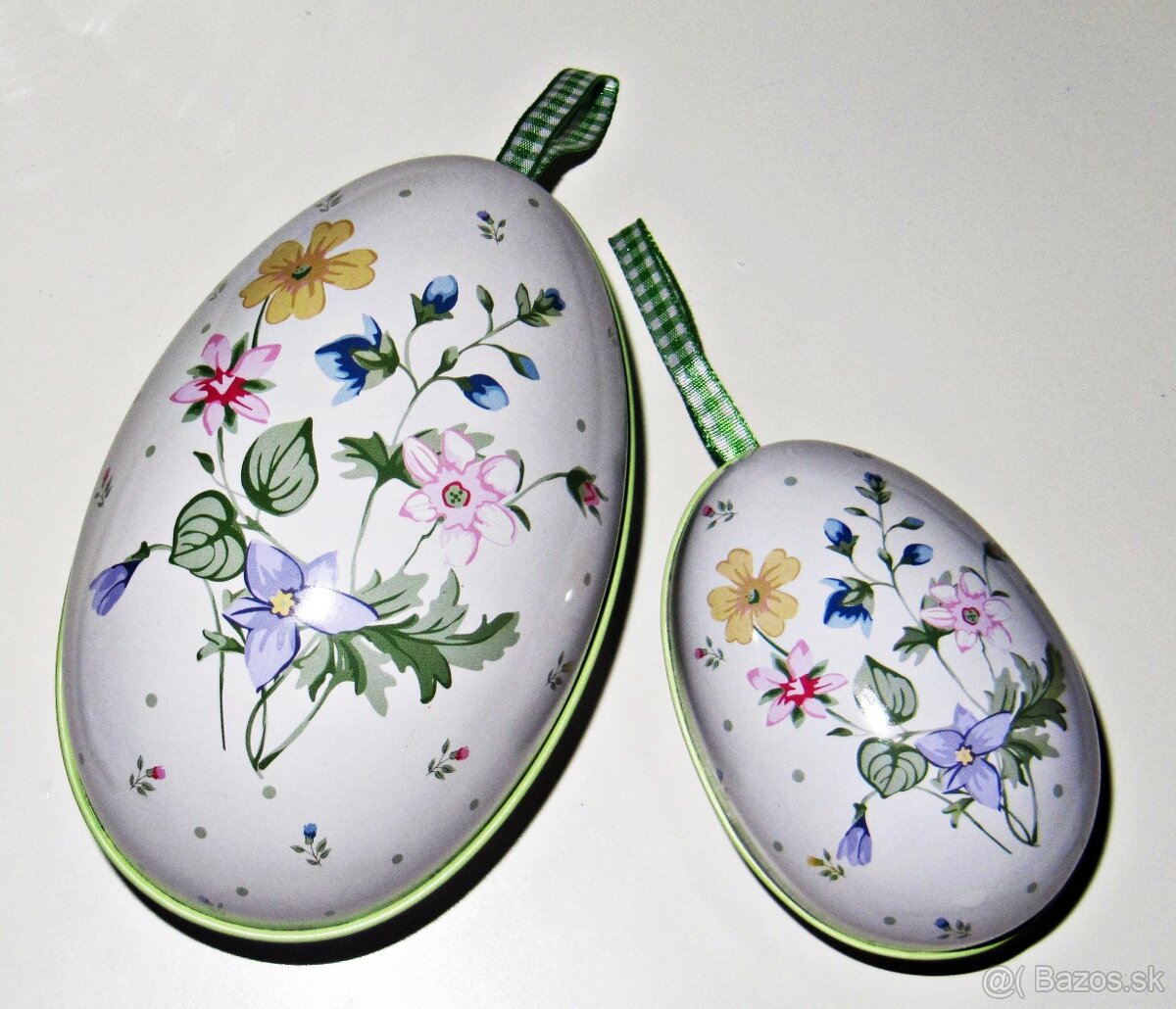 Green Gate - plechové vajíčka, sada 2 kusy