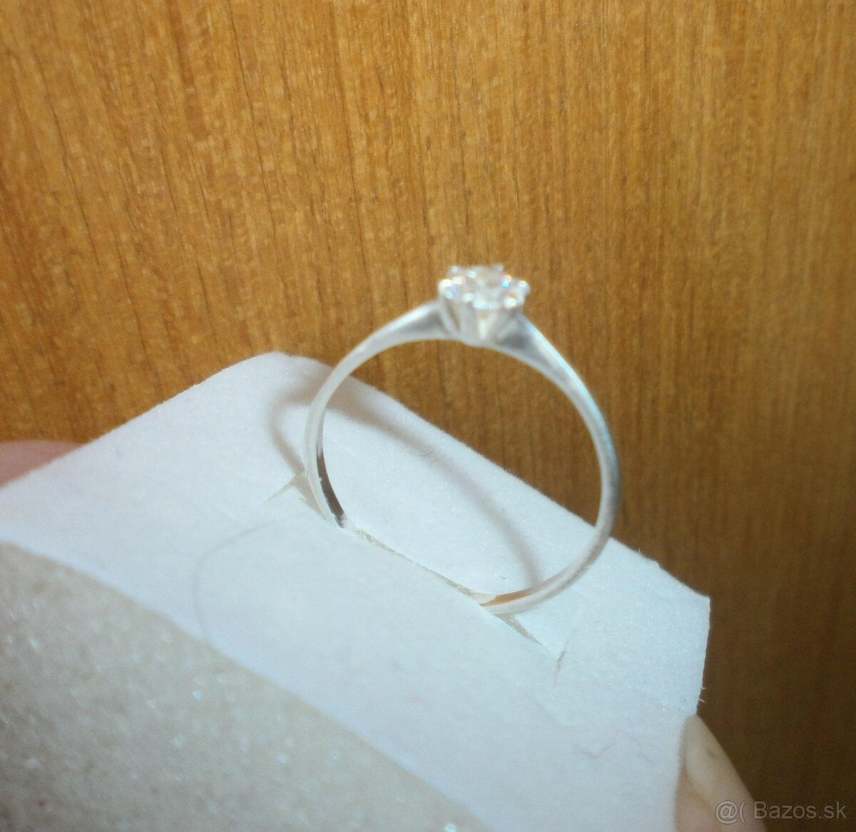 strieborný prsteň