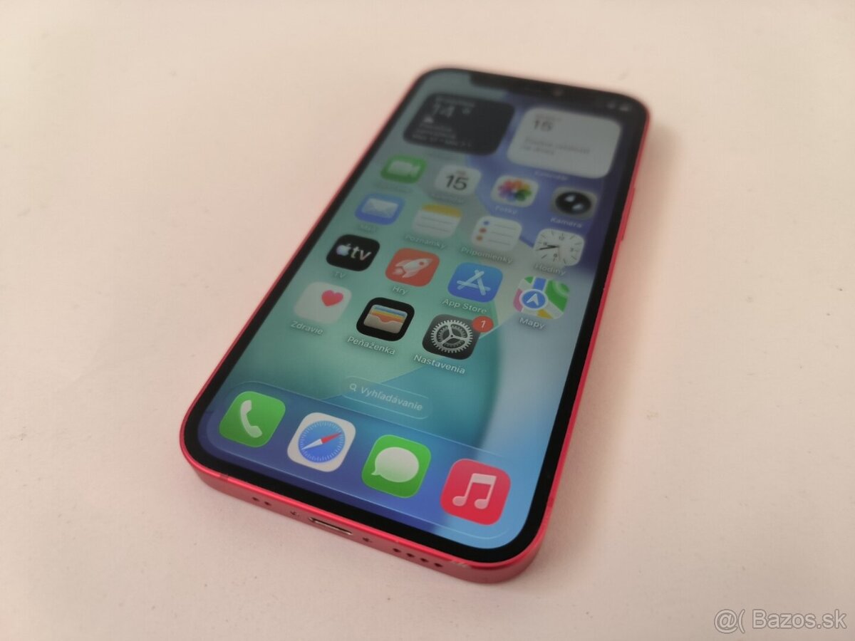apple iphone 12 mini 64gb Red / Batéria 100%