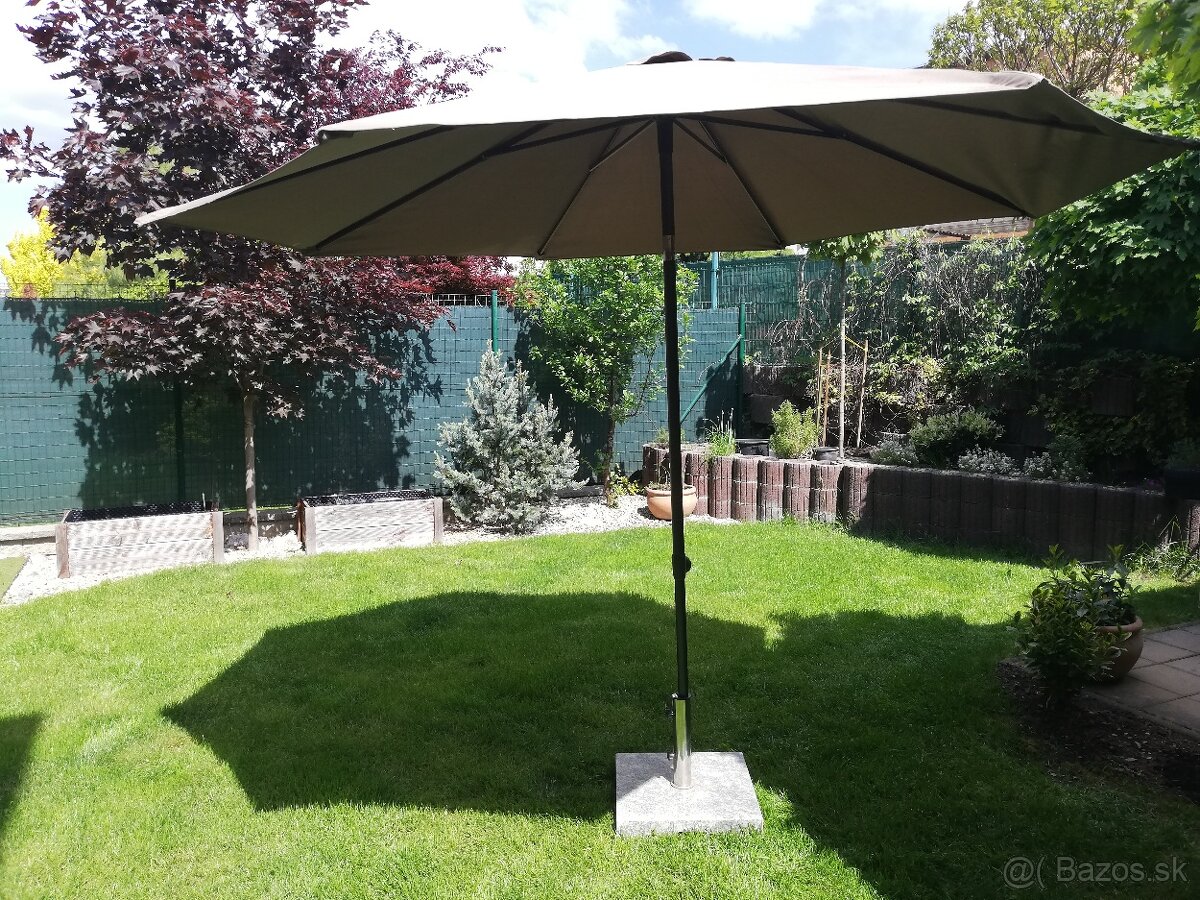 Predam zahradny slnecnik_priemer 300cm, plus stojan