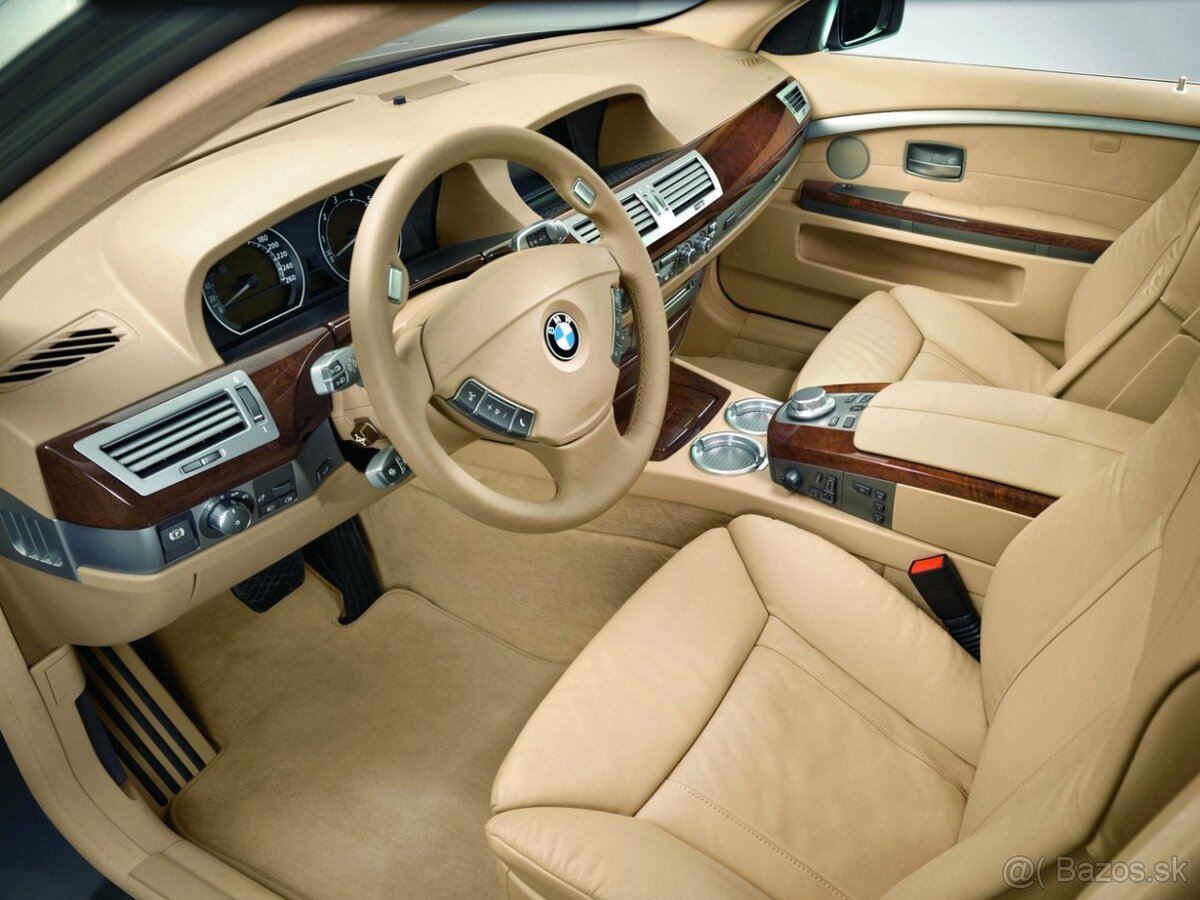 E65 e66 športový volant béžový facelift