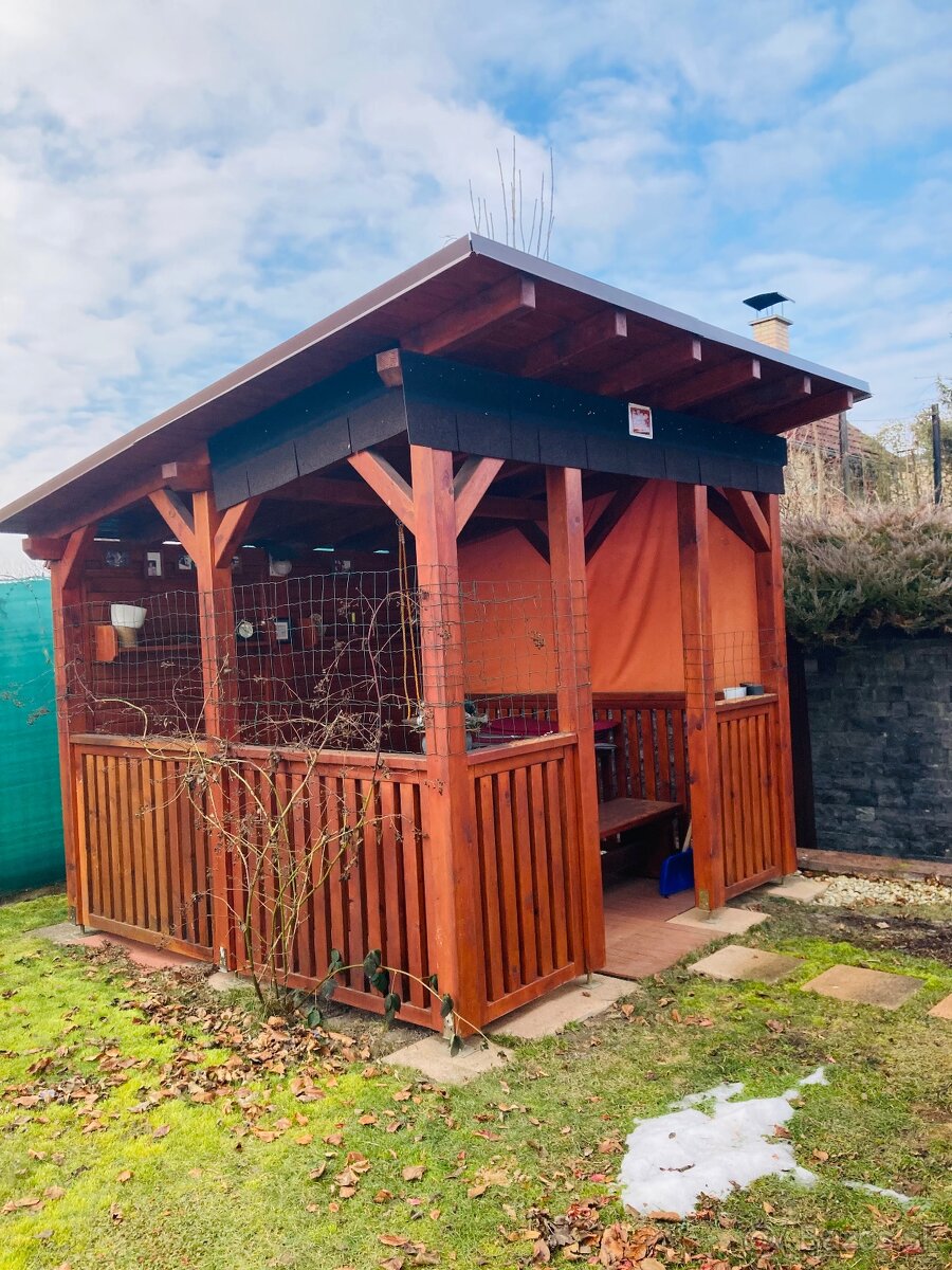 🏡 Predám záhradný altánok/domek – kvalitné drevené