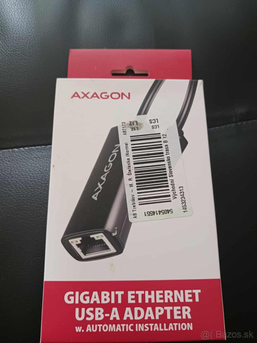 1000 Mb/s Sieťový Adaptér Axagon
