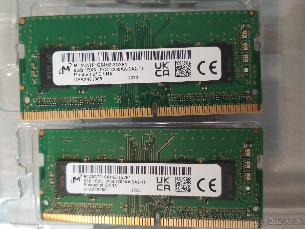 RAM pre notebooky 16GB (2x8GB) DDR4 SODIMM
