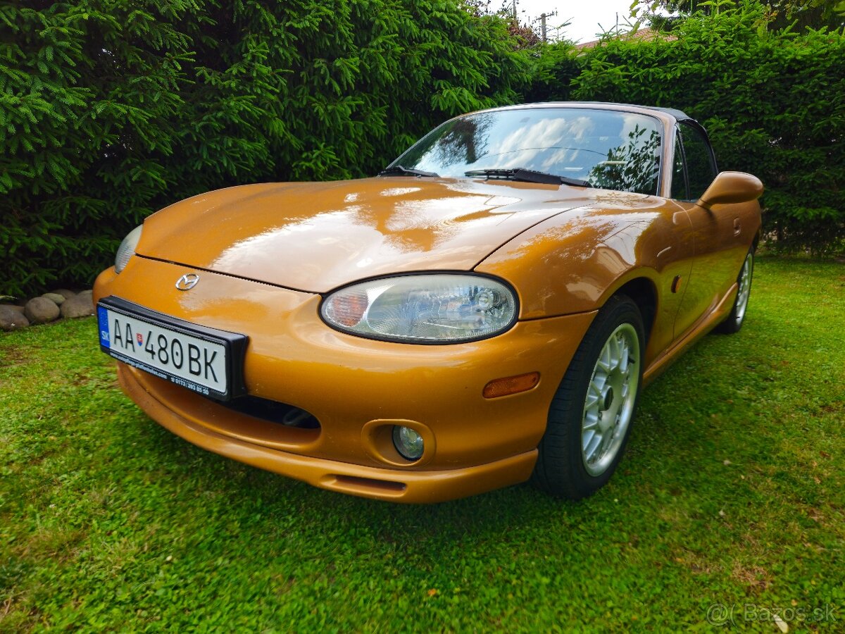MAZDA MX-5 NB 1.6 (81 kw) - BEZ HRDZE - GARÁŽOVANÁ