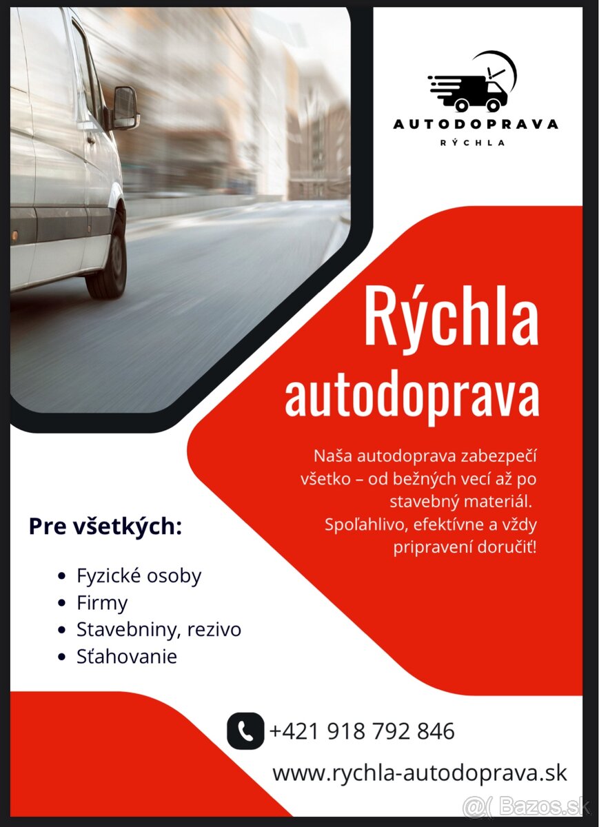 Autodoprava Košice a sťahovanie za nízke ceny