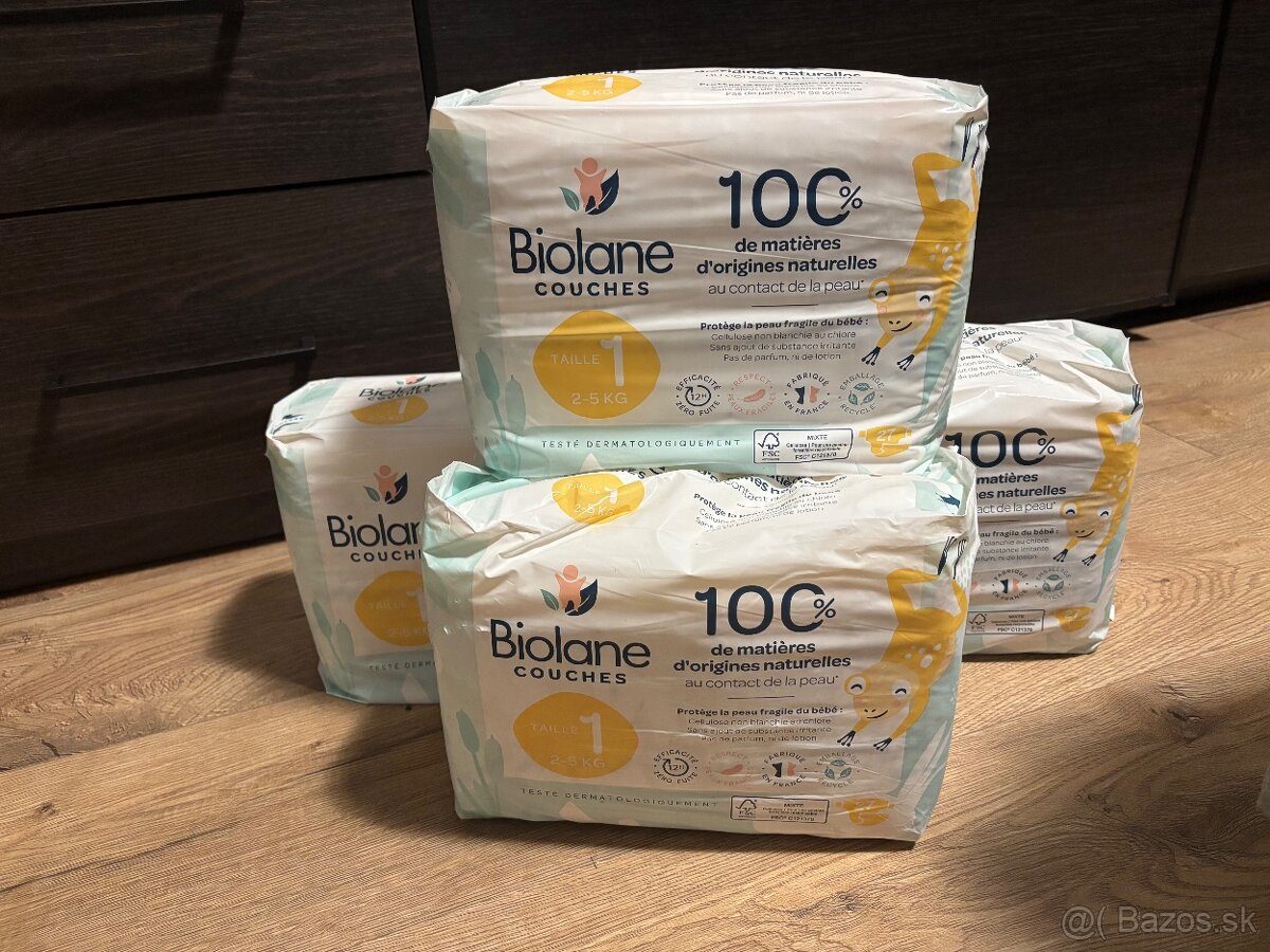 Biolane plienky veľkosť 1