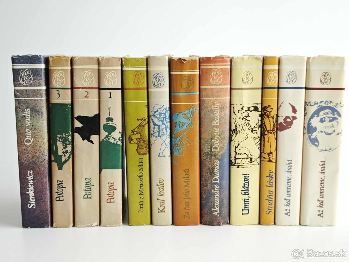 Knihy z edície Meteor (Tatran) - 12 kníh