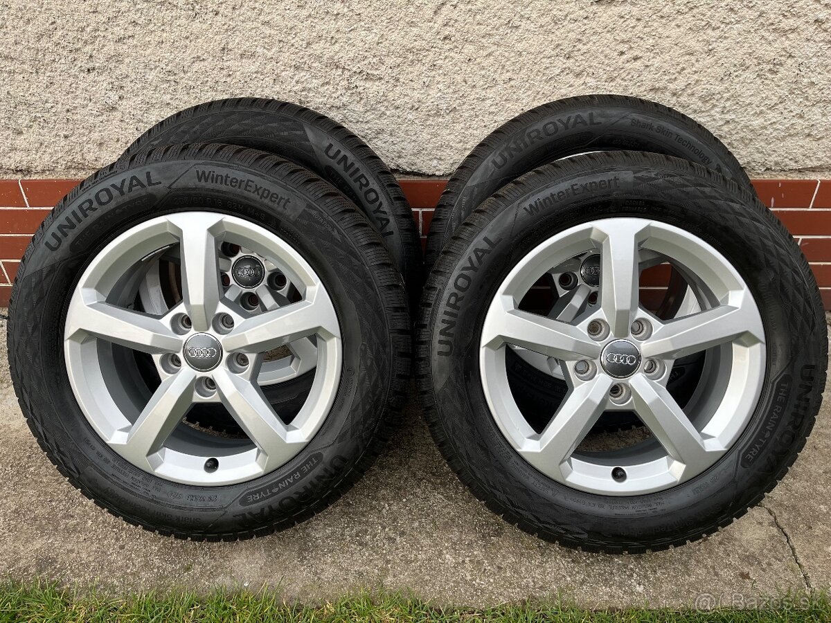 R16 skoro nová zimná sada 5x112 Audi Q2