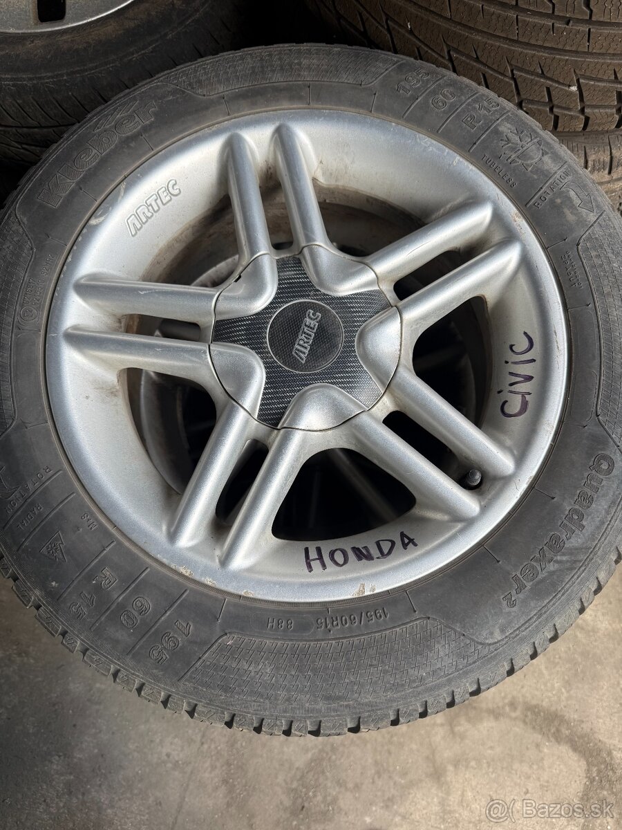 ALU disky HONDA 4x100, R15, 7J