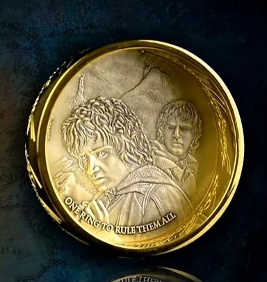 zlato striebro Lord of the rings - pán prsteňov 2023 one