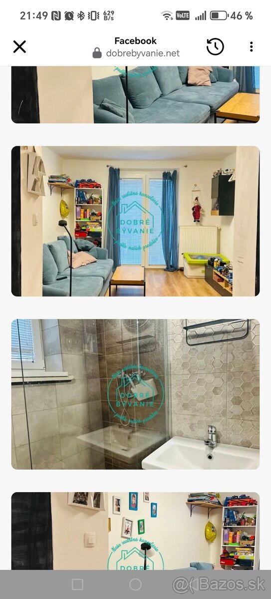 Predam 2 izbový byt v uzavretom dvore